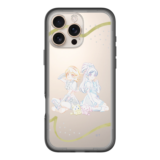 スリムプロテクションプレミアムケース［ ふたりはプリキュア- キュアブラックとキュアホワイト - クリア ］