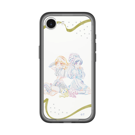 スリムプロテクションプレミアムケース［ ふたりはプリキュア- キュアブラックとキュアホワイト - クリア ］