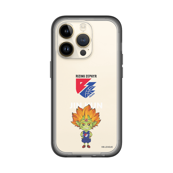スリムプロテクションプレミアムケース［ B.LEAGUE - ライジングゼファー福岡 - 神くん ］