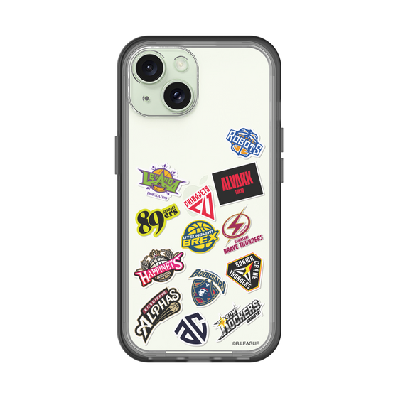 スリムプロテクションプレミアムケース［ B.LEAGUE - B1 - 東地区オールロゴ ］