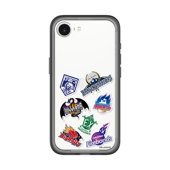 スリムプロテクションプレミアムケース［ B.LEAGUE - B2 - 東地区オールロゴ ］