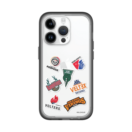 スリムプロテクションプレミアムケース［ B.LEAGUE - B2 - 西地区オールロゴ ］