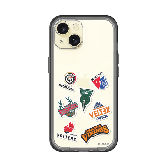 スリムプロテクションプレミアムケース［ B.LEAGUE - B2 - 西地区オールロゴ ］