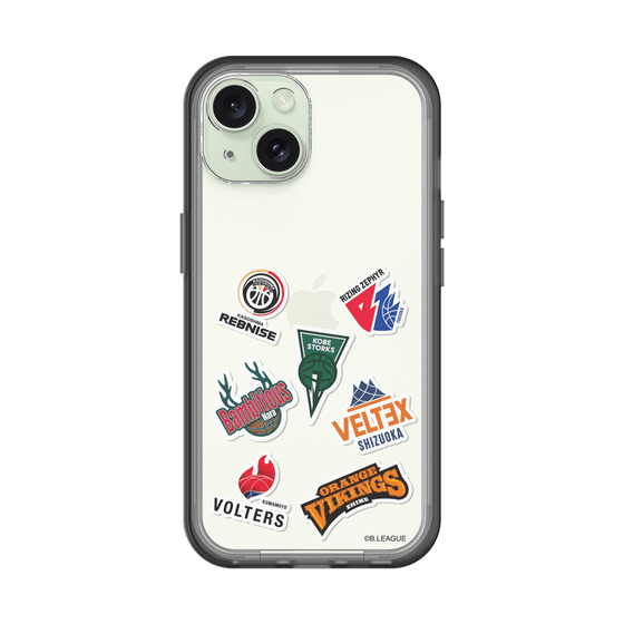 スリムプロテクションプレミアムケース［ B.LEAGUE - B2 - 西地区オールロゴ ］