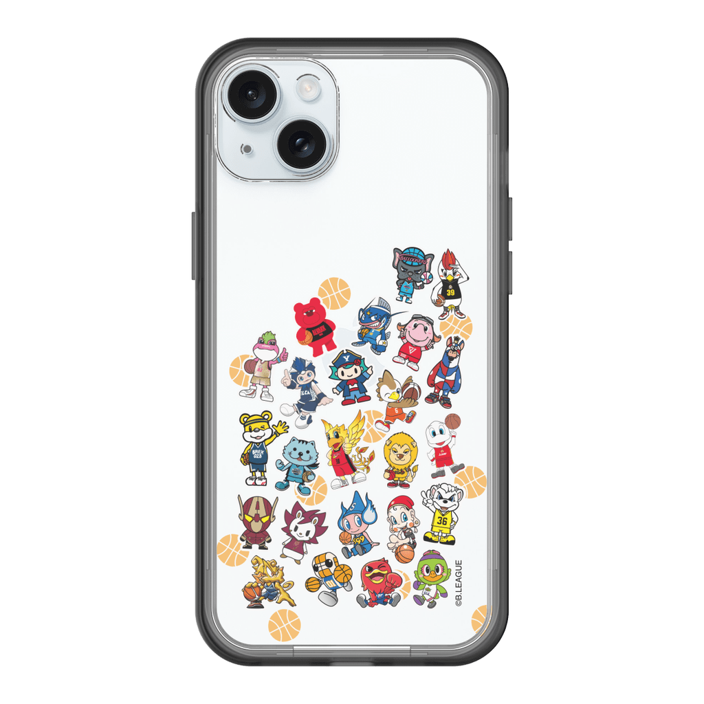 スリムプロテクションプレミアムケース for Apple iPhone 15 Plus［ B.LEAGUE - B1 - B1オールマスコット ］