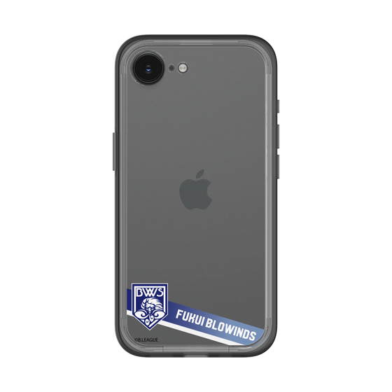 スリムプロテクションプレミアムケース［ B.LEAGUE - 福井ブローウィンズ - ラインデザイン ］