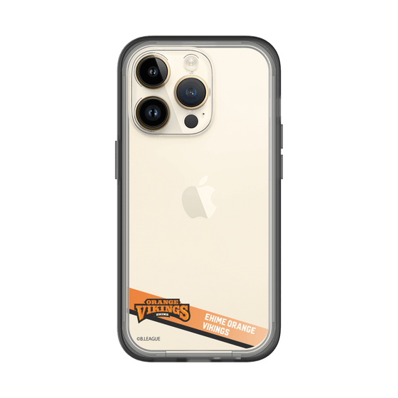 スリムプロテクションプレミアムケース［ B.LEAGUE - 愛媛オレンジバイキングス - ラインデザイン ］