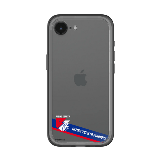 スリムプロテクションプレミアムケース［ B.LEAGUE - ライジングゼファー福岡 - ラインデザイン ］