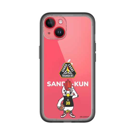 スリムプロテクションプレミアムケース［ B.LEAGUE - 群馬クレインサンダーズ - サンダくん ］