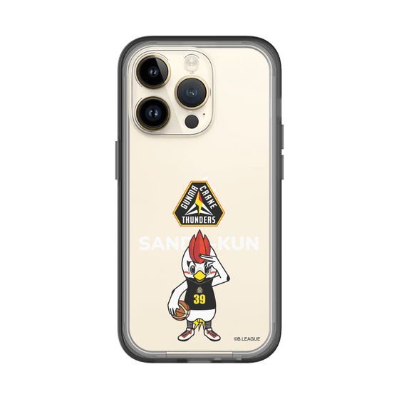 スリムプロテクションプレミアムケース［ B.LEAGUE - 群馬クレインサンダーズ - サンダくん ］