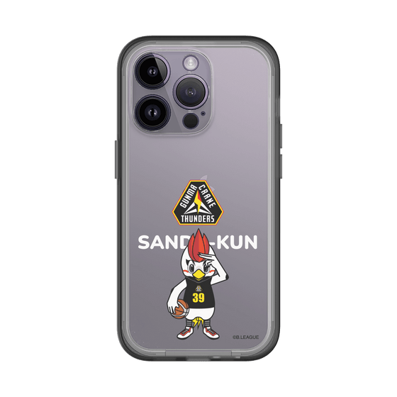 スリムプロテクションプレミアムケース［ B.LEAGUE - 群馬クレインサンダーズ - サンダくん ］