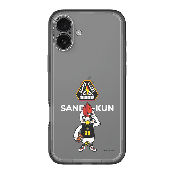 スリムプロテクションプレミアムケース［ B.LEAGUE - 群馬クレインサンダーズ - サンダくん ］