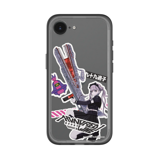 スリムプロテクションプレミアムケース［ HUNDRED LINE -最終防衛学園- - ステッカー - 九十九過子 ］