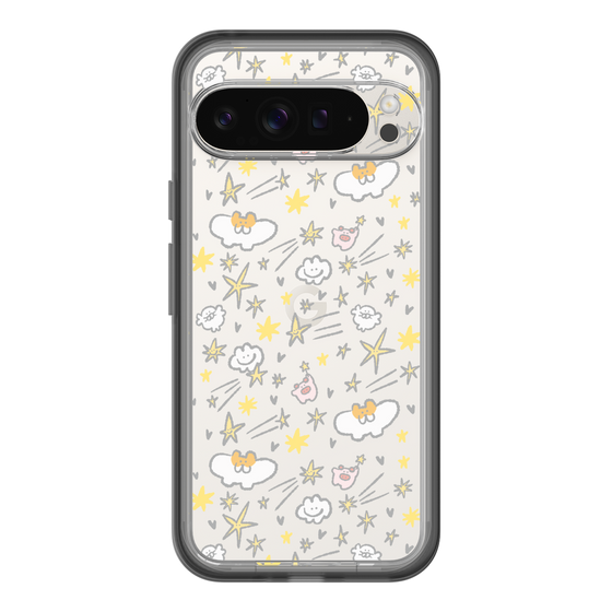 スリムプロテクションプレミアムケース［ もくもくちゃん - スター ］