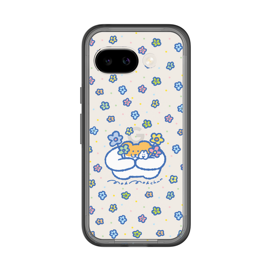 スリムプロテクションプレミアムケース［ もくもくちゃん - フラワー ］