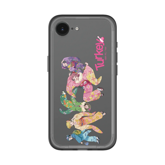 スリムプロテクションプレミアムケース［ Turkey! - 振袖 ］