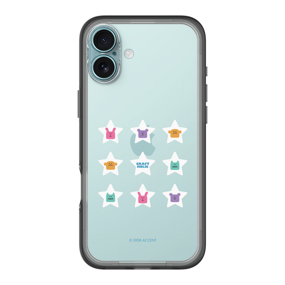 スリムプロテクションプレミアムケース［ CRAFTHOLIC - Stars ］