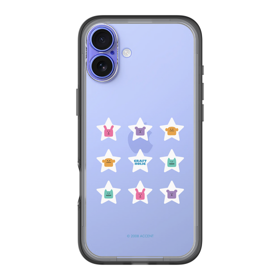 スリムプロテクションプレミアムケース［ CRAFTHOLIC - Stars ］
