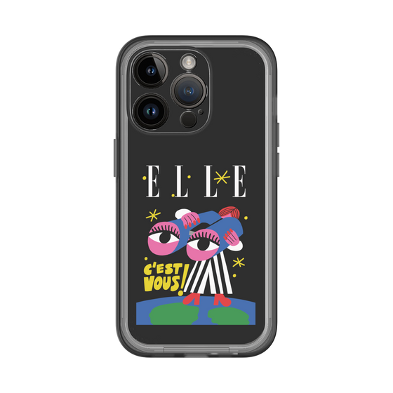 スリムプロテクションプレミアムケース［ ELLE - 80 YEARS - CACHETEJACK ］
