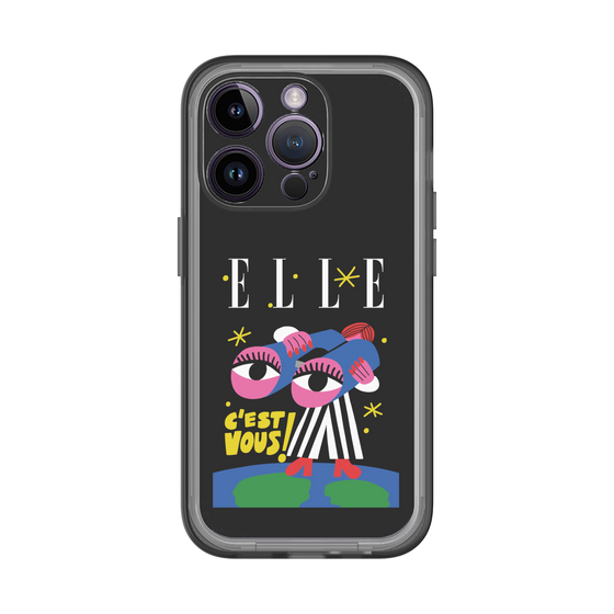 スリムプロテクションプレミアムケース［ ELLE - 80 YEARS - CACHETEJACK ］