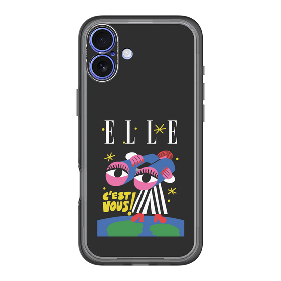 スリムプロテクションプレミアムケース［ ELLE - 80 YEARS - CACHETEJACK ］