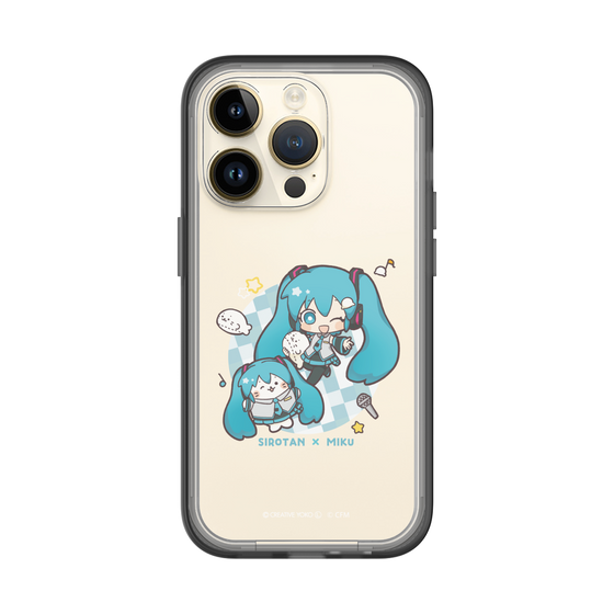スリムプロテクションプレミアムケース［ しろたん×初音ミク - しろたん×初音ミク ］