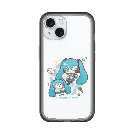 スリムプロテクションプレミアムケース［ しろたん×初音ミク - しろたん×初音ミク ］