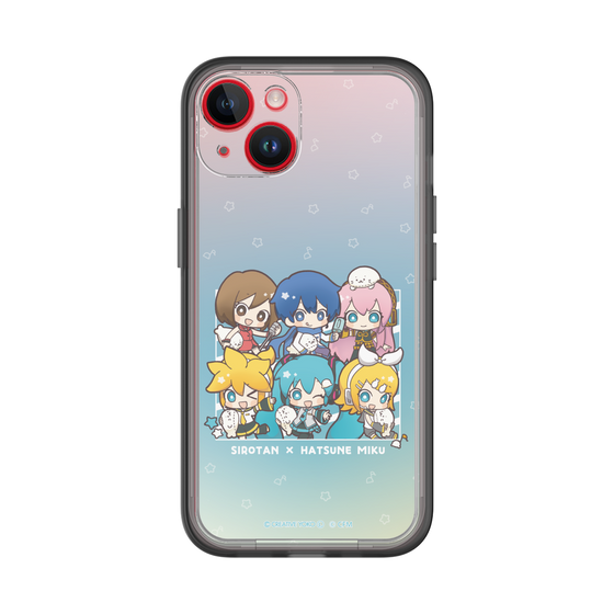 スリムプロテクションプレミアムケース［ しろたん×初音ミク - 全員集合 - しろたんと一緒 ］