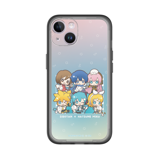スリムプロテクションプレミアムケース［ しろたん×初音ミク - 全員集合 - しろたんと一緒 ］