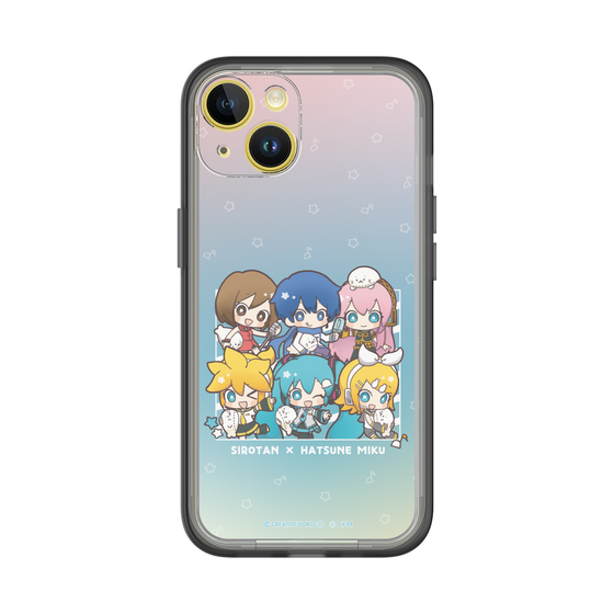 スリムプロテクションプレミアムケース［ しろたん×初音ミク - 全員集合 - しろたんと一緒 ］