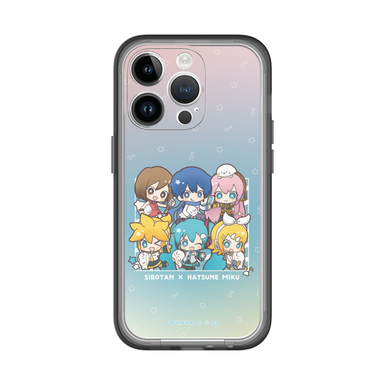 スリムプロテクションプレミアムケース［ しろたん×初音ミク - 全員集合 - しろたんと一緒 ］