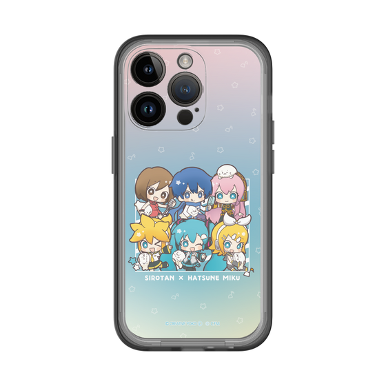 スリムプロテクションプレミアムケース［ しろたん×初音ミク - 全員集合 - しろたんと一緒 ］