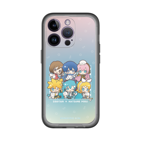 スリムプロテクションプレミアムケース［ しろたん×初音ミク - 全員集合 - しろたんと一緒 ］