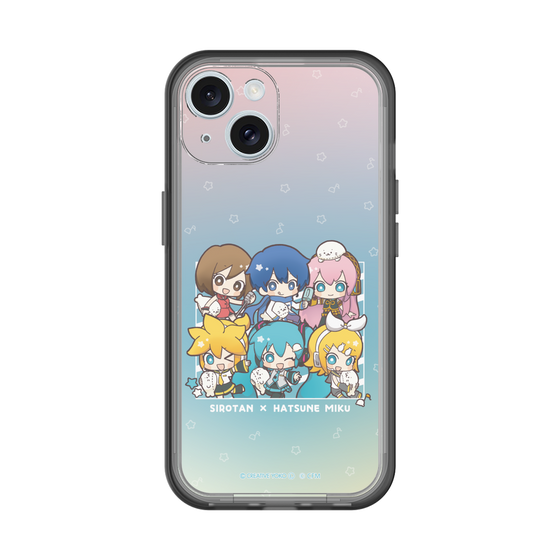 スリムプロテクションプレミアムケース［ しろたん×初音ミク - 全員集合 - しろたんと一緒 ］