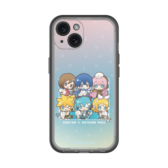 スリムプロテクションプレミアムケース［ しろたん×初音ミク - 全員集合 - しろたんと一緒 ］