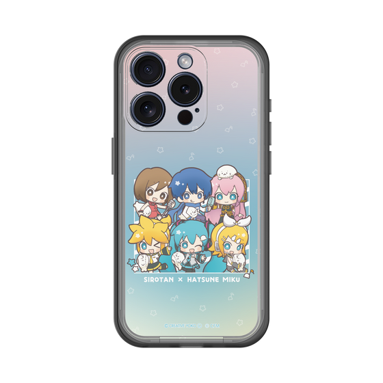 スリムプロテクションプレミアムケース［ しろたん×初音ミク - 全員集合 - しろたんと一緒 ］