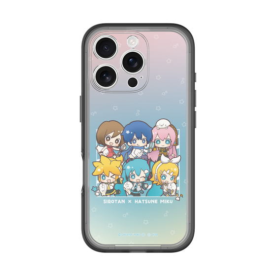 スリムプロテクションプレミアムケース［ しろたん×初音ミク - 全員集合 - しろたんと一緒 ］