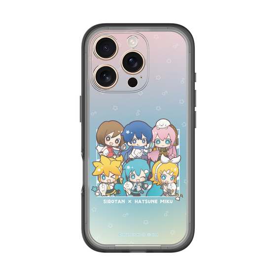 スリムプロテクションプレミアムケース［ しろたん×初音ミク - 全員集合 - しろたんと一緒 ］