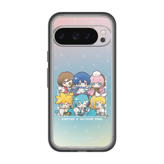 スリムプロテクションプレミアムケース［ しろたん×初音ミク - 全員集合 - しろたんと一緒 ］