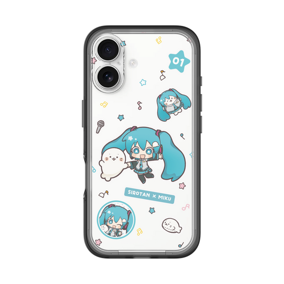 スリムプロテクションプレミアムケース［ しろたん×初音ミク - ステッカー ］