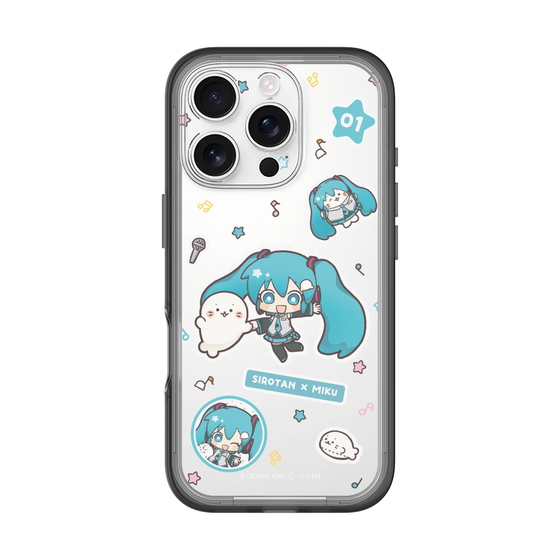 スリムプロテクションプレミアムケース［ しろたん×初音ミク - ステッカー ］