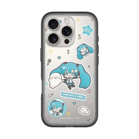 スリムプロテクションプレミアムケース［ しろたん×初音ミク - ステッカー ］