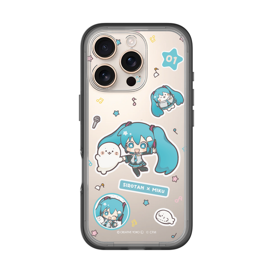スリムプロテクションプレミアムケース［ しろたん×初音ミク - ステッカー ］