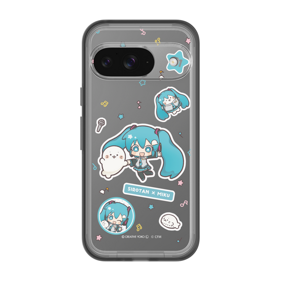 スリムプロテクションプレミアムケース［ しろたん×初音ミク - ステッカー ］