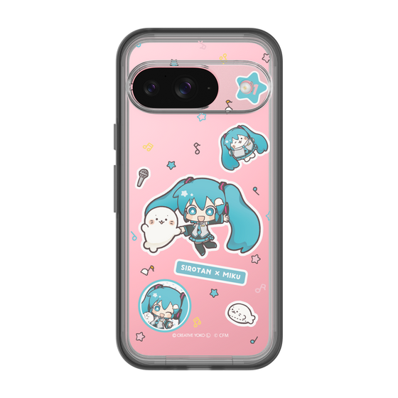 スリムプロテクションプレミアムケース［ しろたん×初音ミク - ステッカー ］