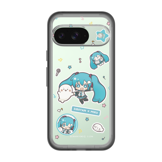 スリムプロテクションプレミアムケース［ しろたん×初音ミク - ステッカー ］