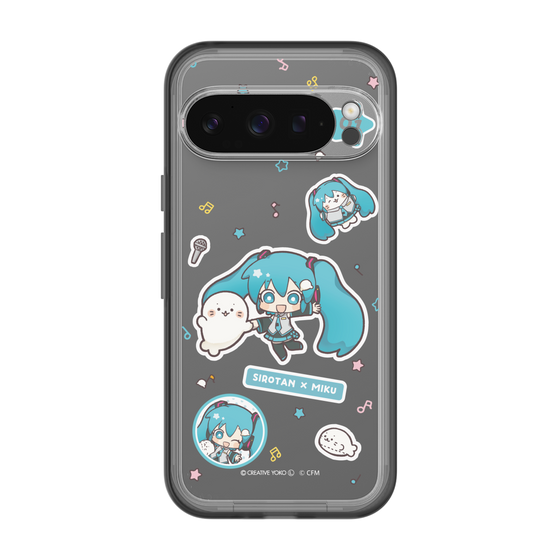 スリムプロテクションプレミアムケース［ しろたん×初音ミク - ステッカー ］