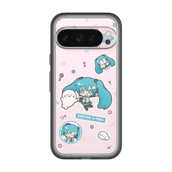 スリムプロテクションプレミアムケース［ しろたん×初音ミク - ステッカー ］
