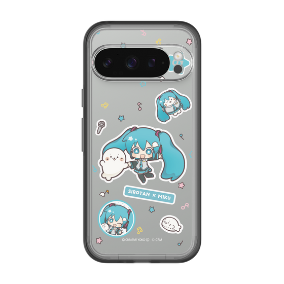 スリムプロテクションプレミアムケース［ しろたん×初音ミク - ステッカー ］