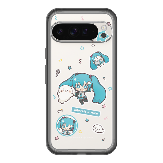 スリムプロテクションプレミアムケース［ しろたん×初音ミク - ステッカー ］